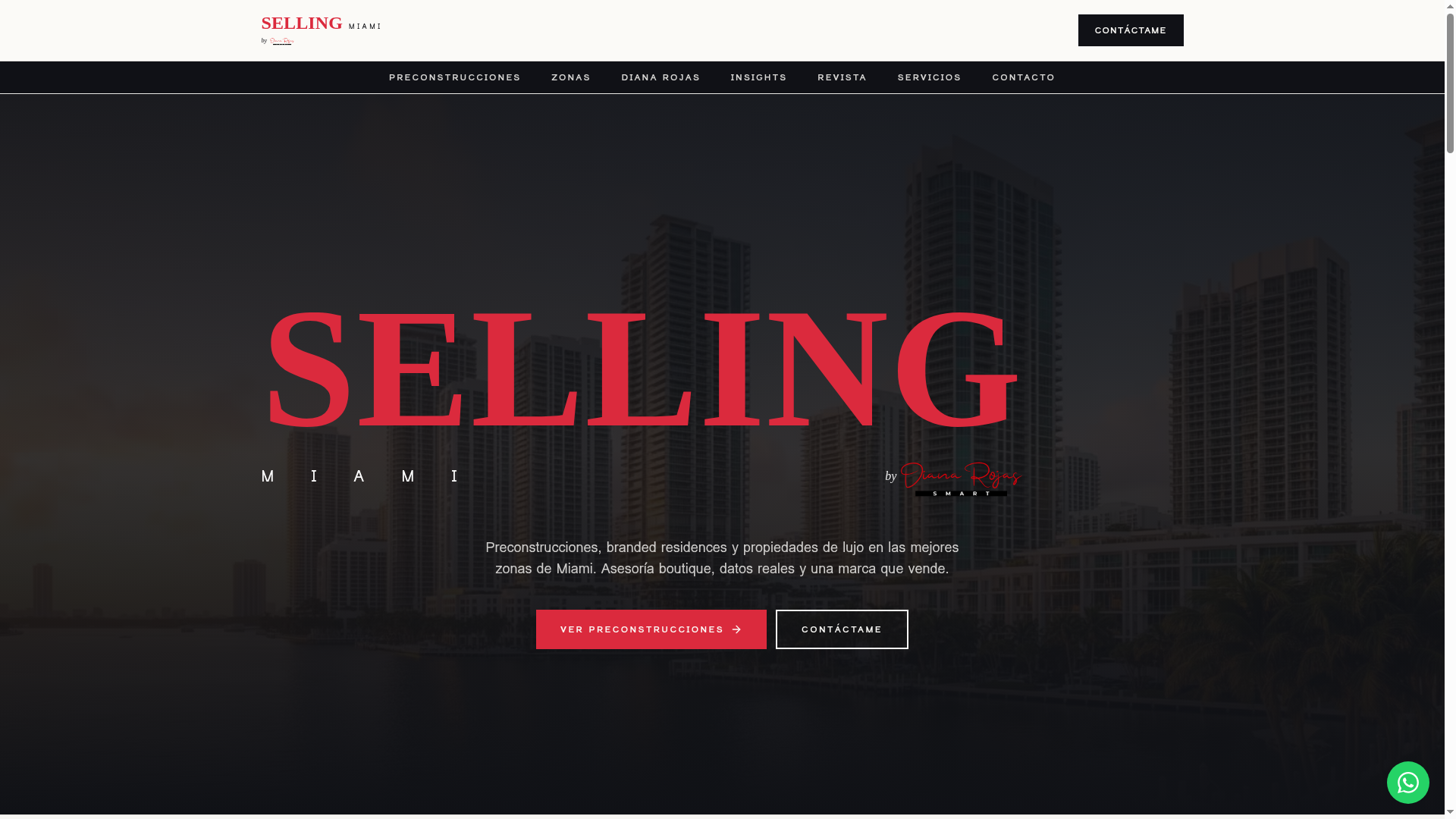 Selling Miami by DR — Personal brand website for a Miami luxury real estate broker with lead capture.